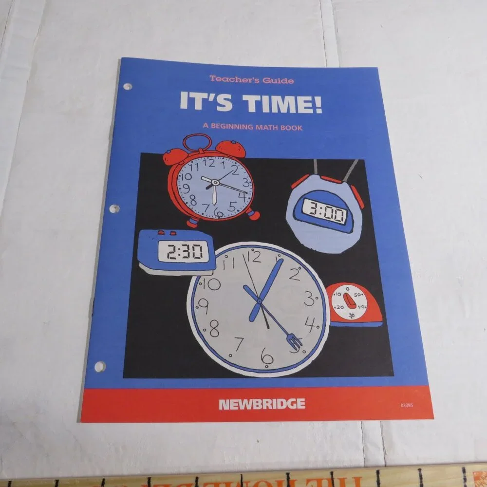 It’s Time BIG BOOK (almost 2 feet tall) with teacher pages CLASSROOM SIZE
